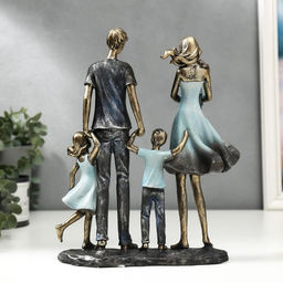 Фигурка полистоун «Большая семья», 26.5×7.5×21 см