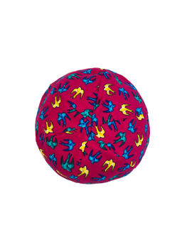 Берет детский фуксия принт цветы