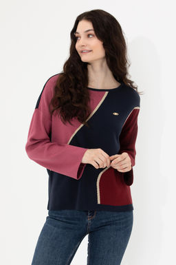 U. S. Polo Assn Женский темно-синий свитер с круглым вырезом