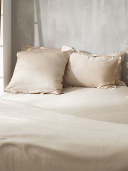 Простыня 1.5 спальная SL Home Tencel, 160235 см, бежевая, тенсель - Sima-land home фото 4