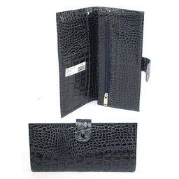 Портмоне мужское Croco-ПР-950 с хлястиком натуральная кожа 2 отд, 13 карм, синий кайман (88) 265469