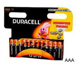 Цена за 16 шт. Батарейка Duracell LR03 BL-12 2х6 /уп.20/120/ мизинчиковая - Галеонтрейд фото 2