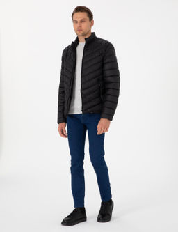 Siyah Kapitone Mevsimlik Mont - Pierre cardin фото 4