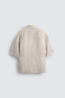 100% LINEN KIMONO SHIRT - Zara фото 7