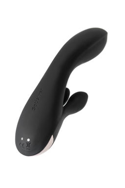 Вибромассажер Satisfyer Double Flex Connect App, черный, силикон  фото 5