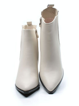 01-PCG267-2 LT.BEIGE Ботинки демисезонные женские (натуральная кожа, байка) - Фабричный китай фото 14