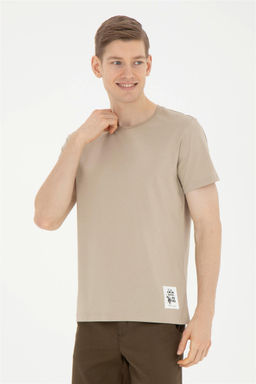 Мужская футболка светло-хаки