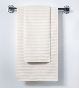 -13% Полотенце Волна 70х140 см Кремовое