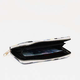 Кошелёк женский «Геометрия», на молнии, серый