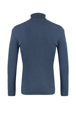 TRENDYOL MAN Lacivert Slim Fit Pamuklu Bal?kc? Yaka Fitilli Orgu Kazak TMNAW20MG0031 - Trendyolmilla фото 8