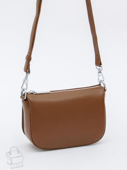 Сумка женская кожаная 1028C brown Polina&Eiterou
