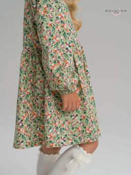 Платье Моана цветочки на хаки - Sovalina фото 31