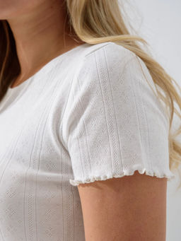 Пижама женская ажурная молочный 2383 (131) - Росхалат фото 6