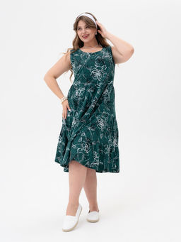 Сарафан( платье) с ярусной юбкой хлопок 100% - Binita фото 11