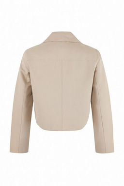 Bej Yumusak Tuseli Ince Regular K?sa Mont TWOSS26MO00012