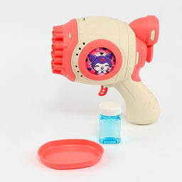 Генератор мыльных пузырей Зайчик, розовый, 18?10?18 см - Funny toys фото 6