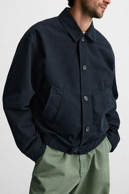 TEXTURED CANVAS JACKET - Zara фото 6