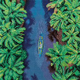 Набор для вышивания PANNA PS-7481 Путешествие по тропикам 22.5 х 21 см