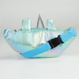 Сумка детская поясная Magiс unicorn на молнии, цвет голубой - NAZAMOK KIDS фото 3