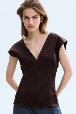 Top con escote en V - H&m фото 4