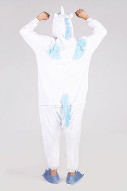Пижама кигуруми голубой Единорог с крыльями