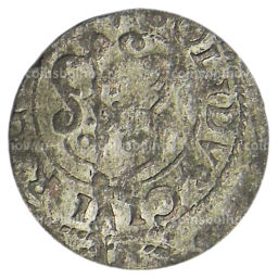 Солид 1634-1654 года Шведская оккупация Риги  Королева Кристина