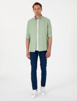 _a_la Oxford Slim Fit Kolay _t_lenebilir G_mlek - Pierre cardin фото 4
