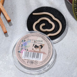 Цена за 5 шт. Благовония спиральные Для сильной и независимой, песчаная груша