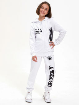 Спортивный костюм "Гризли",белый