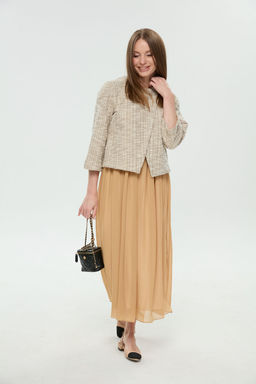 Платье NIKVA н1007-4 песочный  фото 5