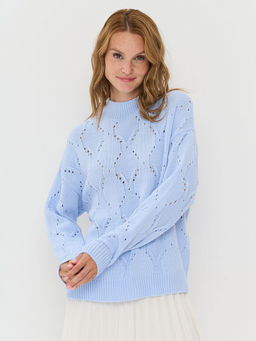 Джемпер женский 9242-94067. 3200331 холодный голубой