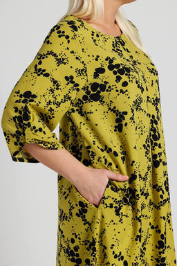 Платье 6168/02/Горчичный, черный - Rise фото 4