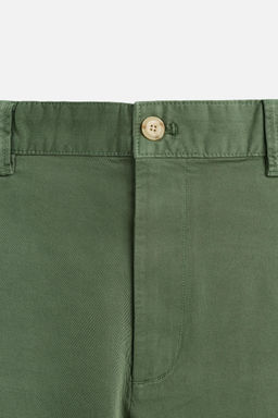 CHINO REGULAR FIT BERMUDA SHORTS - Zara фото 8