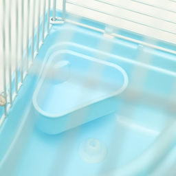 Клетка для грызунов Пижон с замком, 31 х 24 х 27 см, голубая  фото 7