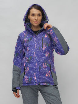 Горнолыжный костюм женский фиолетового цвета 02216F - Chunmai фото 7