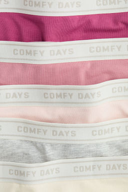 Pack de 5 bragas hipster con motivo de texto - H&m фото 5