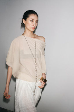 PLAIN KNIT LAYERED TOP - Zara фото 2