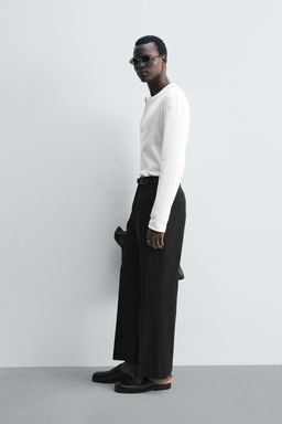 LOOSE-FITTING FLARED TROUSERS - Zara фото 4
