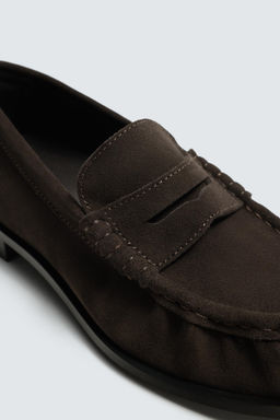 MOCAS?N PIEL ANTIFAZ / Marr?n - Zara фото 3