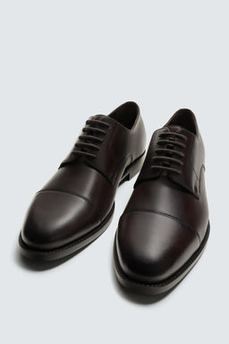 LEATHER SMART SHOES - Zara фото 2