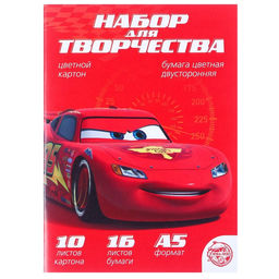 Подарочный набор 5 предметов, Тачки