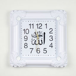Часы настенные Мусульманские 35 см / 2103MW /уп 20/белые - Галеонтрейд фото 3