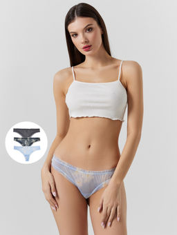 Цена за 2 штуки! ТРУСЫ ЖЕНСКИЕ (3ШТ.)