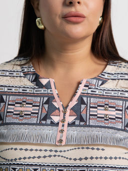 Блуза Месси (мультиколор) Б15462-20М