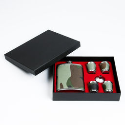 Подарочный набор 6 в 1 Камуфляж: фляжка 240 мл, 4 стопки, воронка - Simaland фото 6