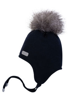 Шапка детская темно-синяя Ш-088 (54)