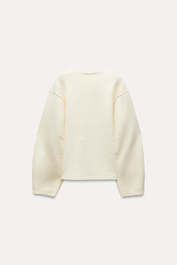 FITTED INTERLOCK SWEATSHIRT - Zara фото 22