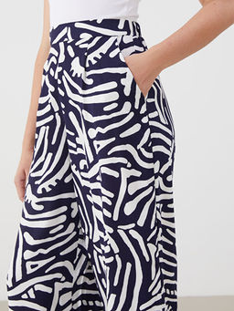 Beli Lastikli Desenli Kad?n Pileli Kapri