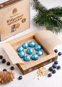 Кедровый грильяж с черникой, 120 г  5 коробок - Сибирский кедр фото 4