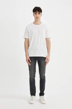 Pedro Slim Fit Джинсовые брюки узкого кроя с нормальной талией и узкими штанинами - Defacto фото 2